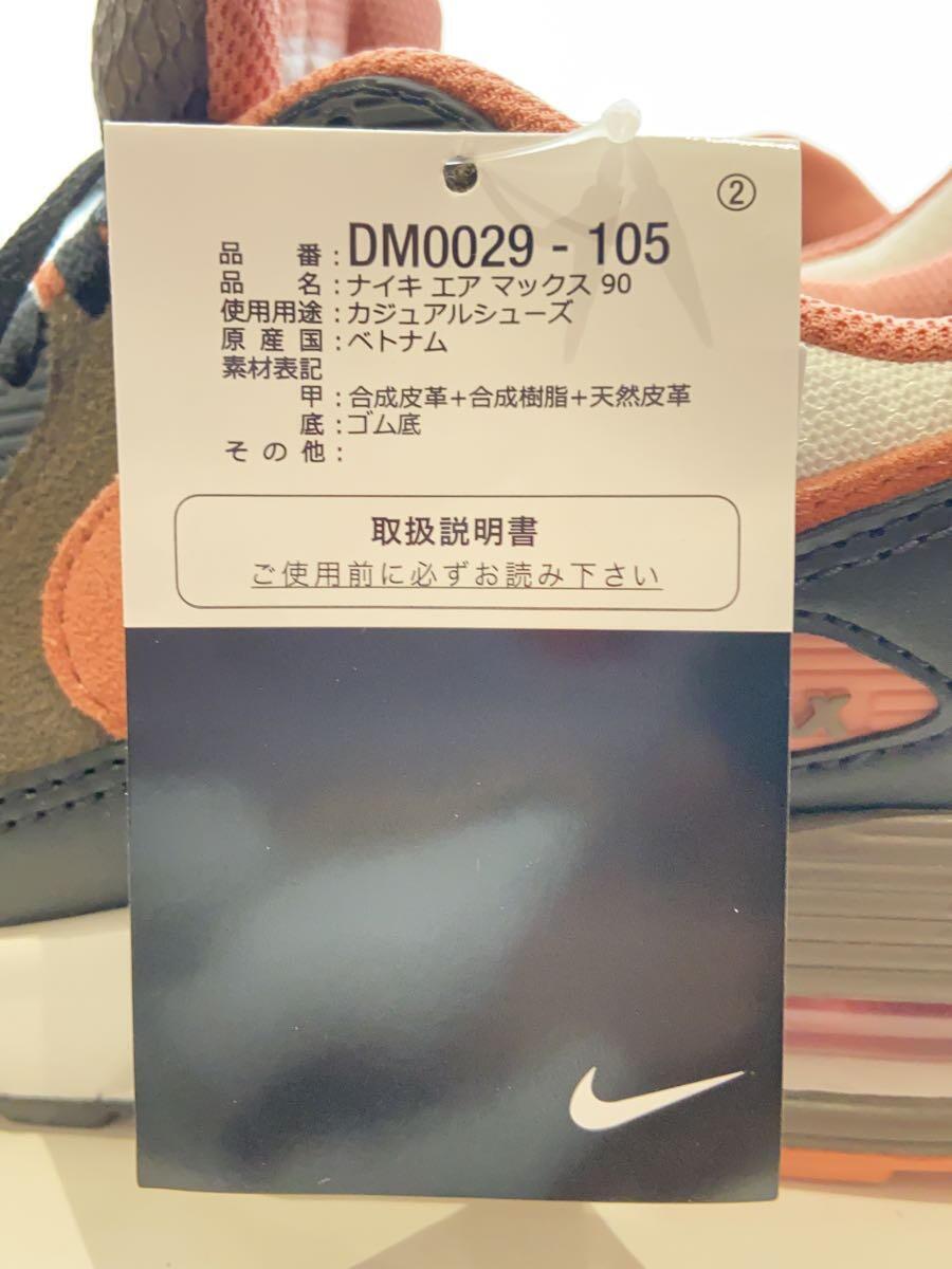 NIKE◆AIR MAX 90_エア マックス 90/26.5cm/BRW※黒タグ欠品_画像6