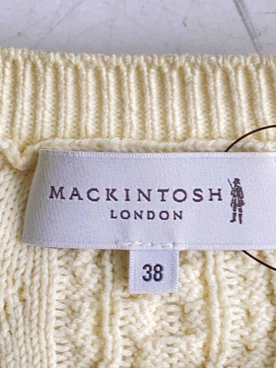 MACKINTOSH LONDON◆セーター(薄手)/38/コットン/WHT/G5N08-307-02_画像3