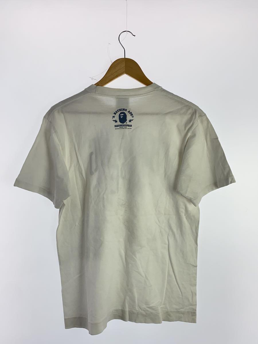 A BATHING APE◆Tシャツ/M/コットン/ホワイト//_画像2