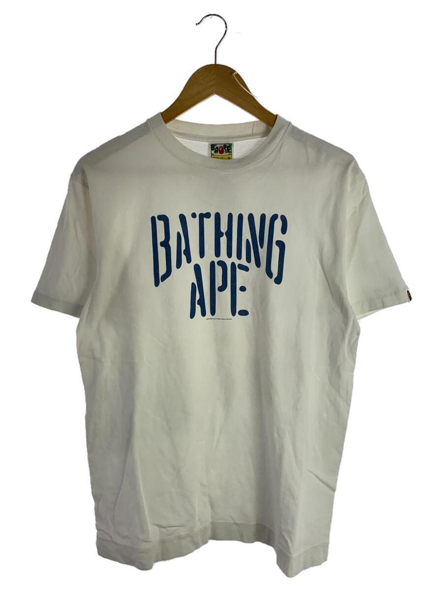 A BATHING APE◆Tシャツ/M/コットン/ホワイト//_画像1