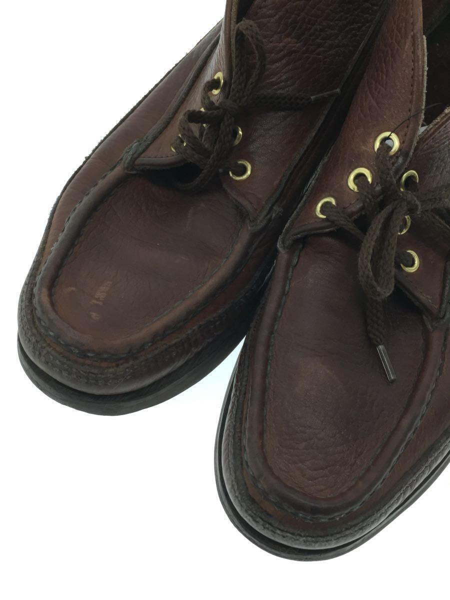 Russell Moccasin◆ブーツ/US9/スポーティング/4536/ブラウン/レザー/チャッカブーツ/ビブラムソール//_画像6