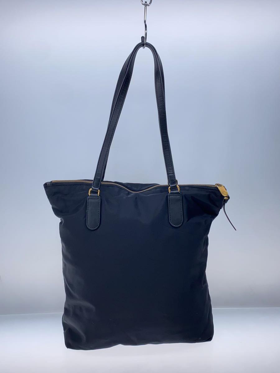 MARC BY MARC JACOBS◆トートバッグ/ポリエステル/BLK/無地/M0006613//_画像3