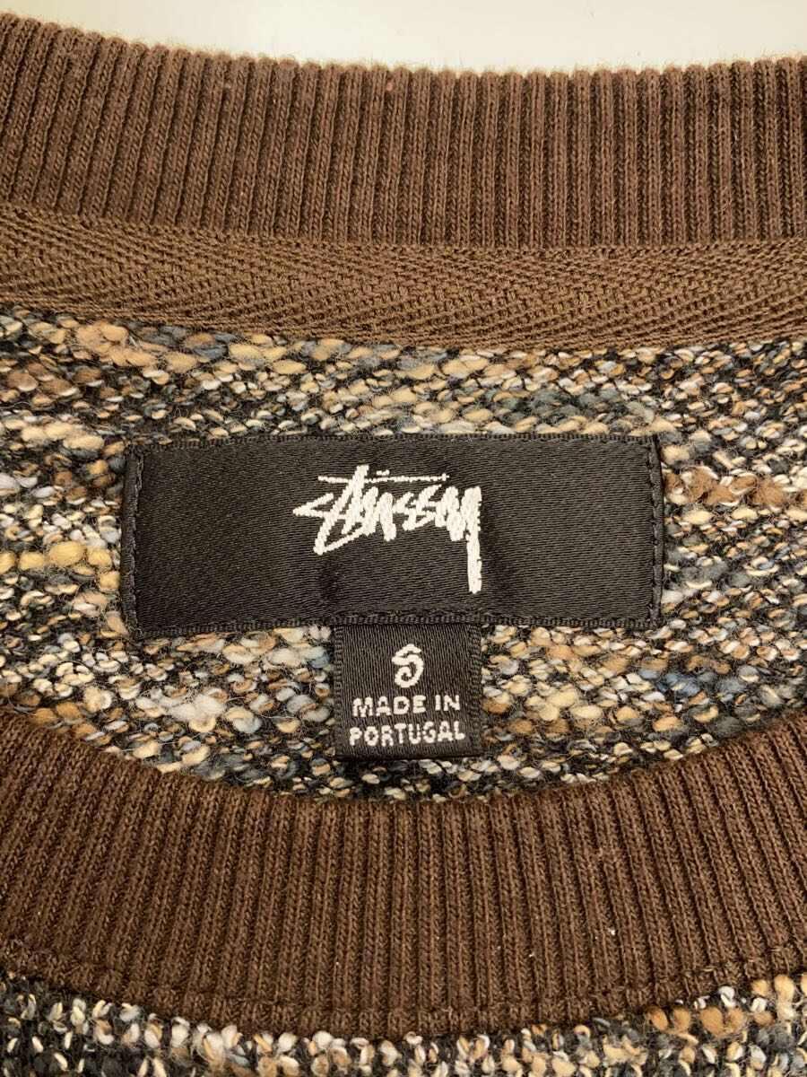 STUSSY◆ベスト/S/コットン/BRW/1140316_画像3