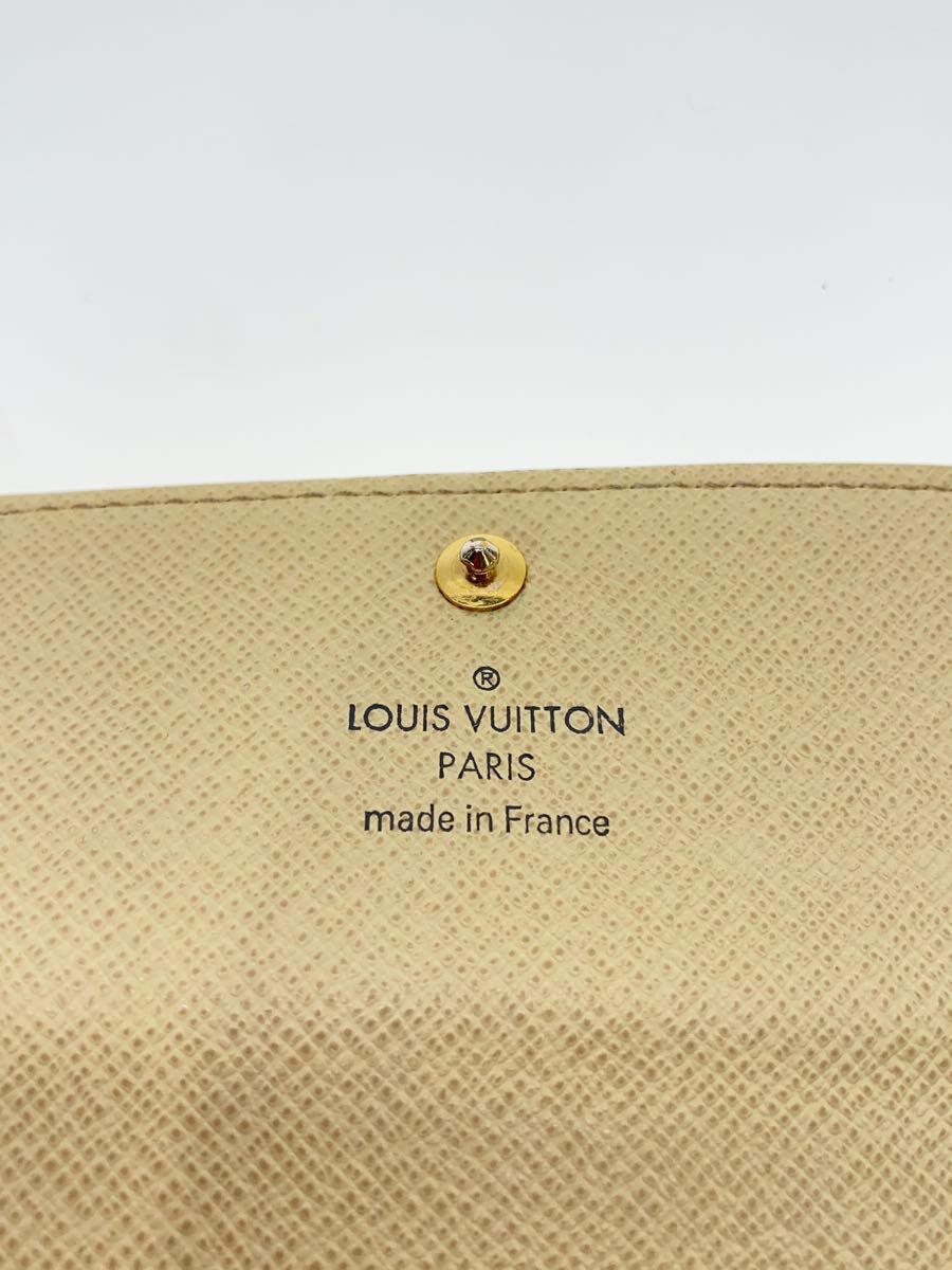 LOUIS VUITTON◆1)ポルト・フォイユ・サラ_ダミエ・アズール_WHT/PVC/WHT/レディース_画像3