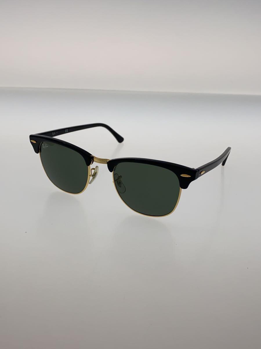 Ray-Ban◆サングラス/ウェリントン/プラスチック/BLK/BLK/メンズ/RB3016_画像2