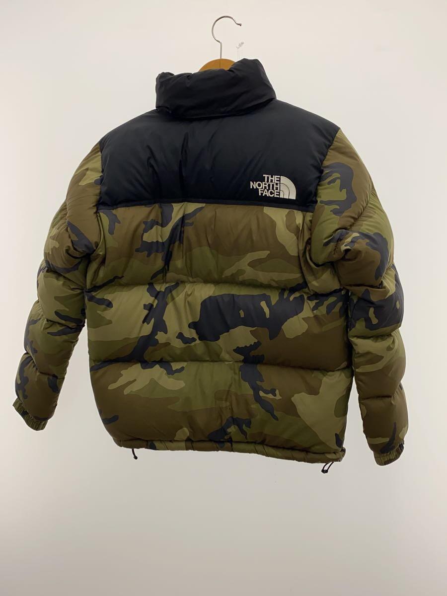 THE NORTH FACE◆NOVELTY NUPTSE JACKET_ノベルティーヌプシジャケット/S/ナイロン/KHK/カモフラ_画像2