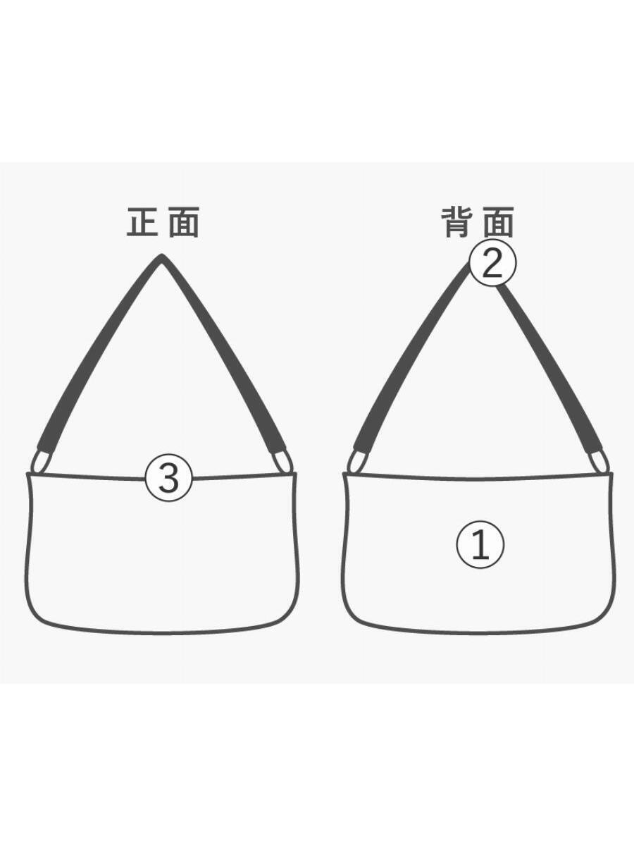 FURLA◆ハンドバッグ/-/WHT/無地_画像9