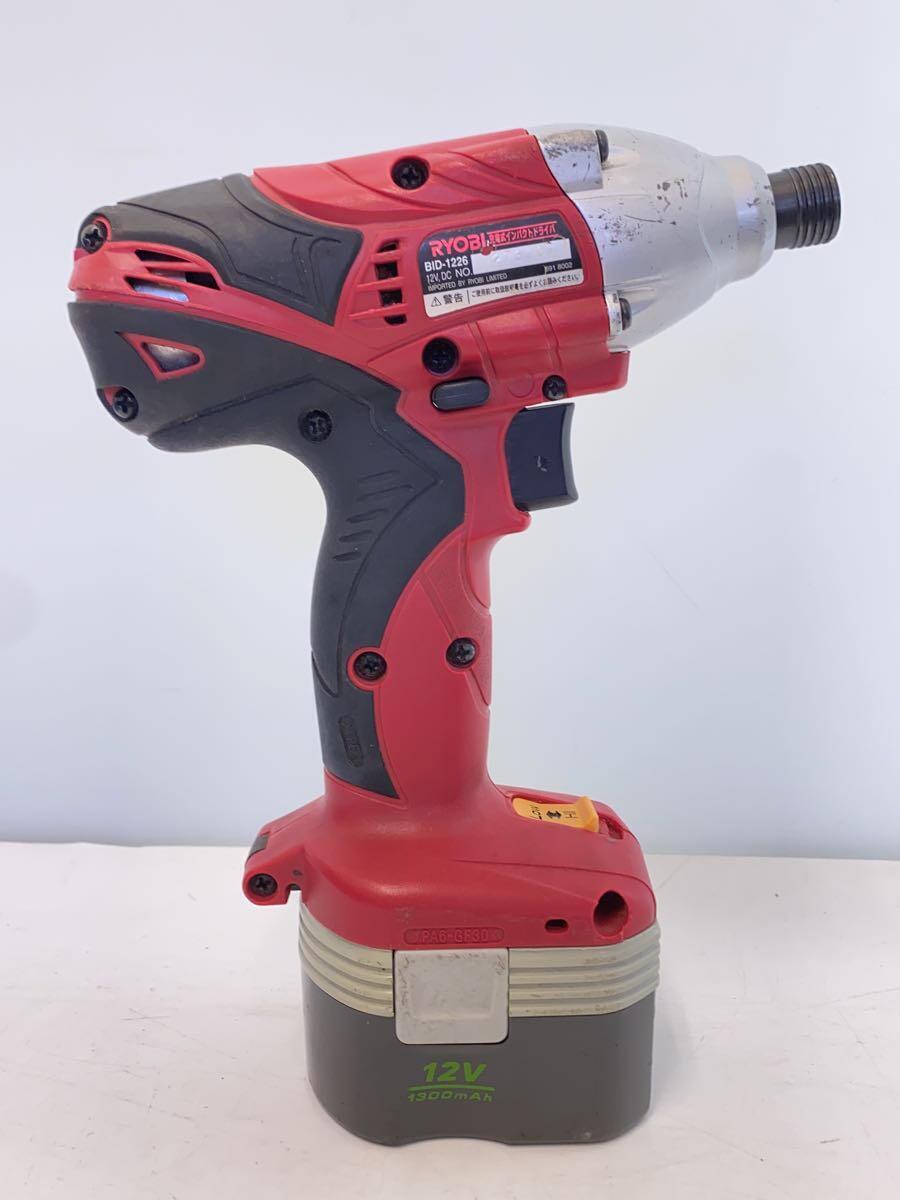 RYOBI◆充電式インパクトドライバー/電動工具/BID-1226/家電/リョービレッド_画像2