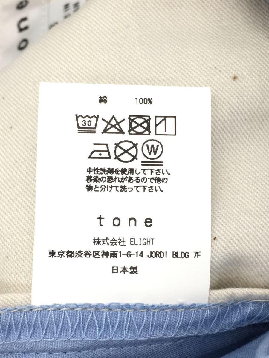 tone◆19ss/TO-SS19-SP01/ショートパンツ/3/コットン/BLU/無地//_画像4