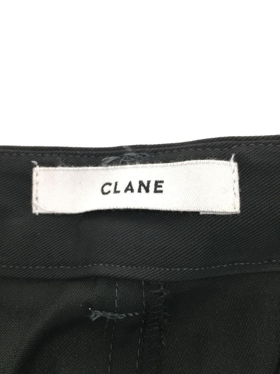 CLANE◆19AW/HEM PANTS/ボトム/1/レーヨン/KHK/無地/ドローストリング/17110-7031//_画像4