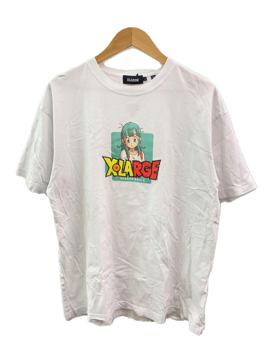 X-LARGE◆Tシャツ/×ドラゴンボールZ/ブルマ/L/コットン/ホワイト/プリント/101222011068//の画像1