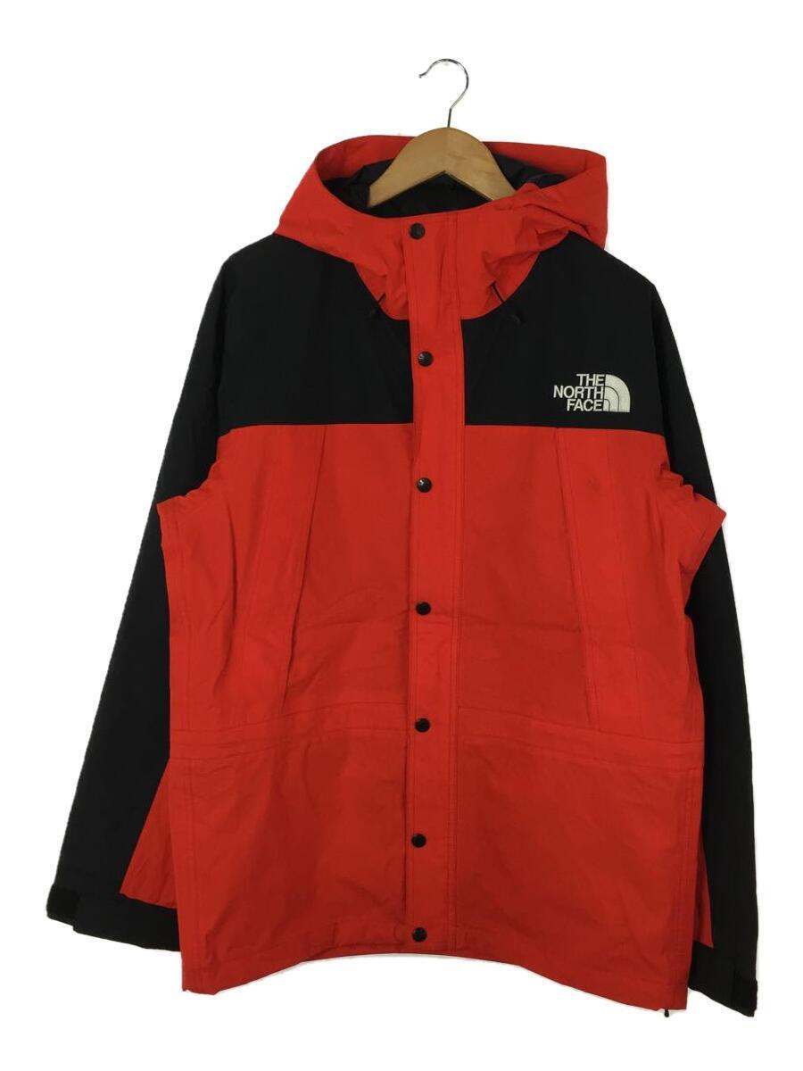 THE NORTH FACE◆MOUNTAIN LIGHT JACKET_マウンテンライトジャケット/XL/ナイロン/RED/NP11834//_画像1