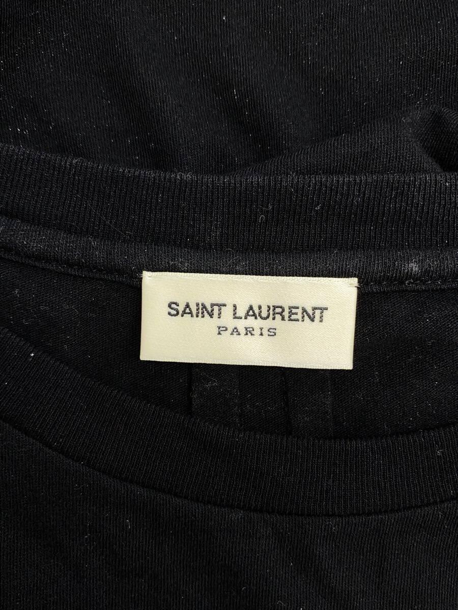 SAINT LAURENT◆16AW/パラディウムスタープリントクルーネックTシャツ/L/コットン/ブラック/プリント/443420//の画像3