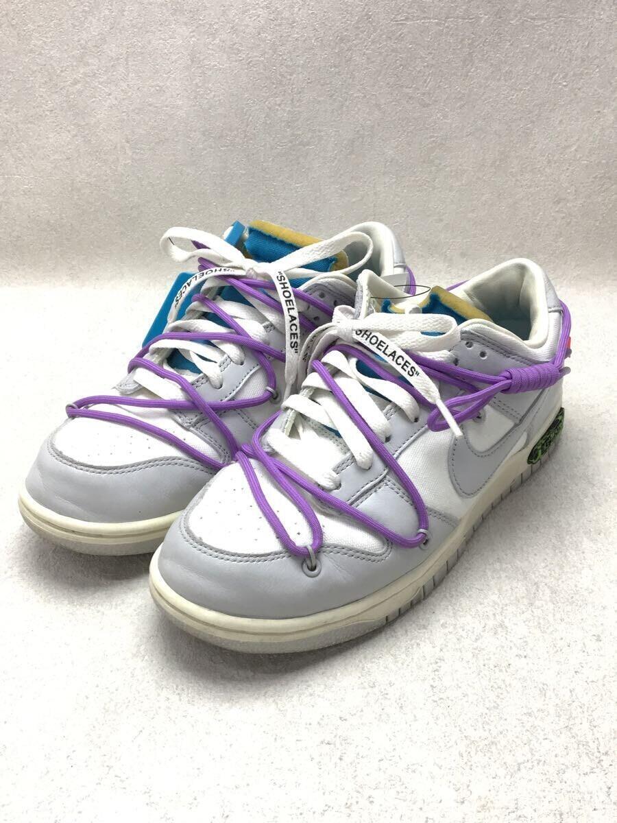NIKE◆×OFF WHITE/DUNK LOW_ダンク ロー/26cm/GRY//_画像2