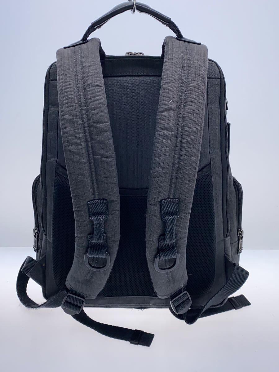 TUMI◆ALPHA BRAVO KNOX BACKPACK/リュック/GRY//_画像3