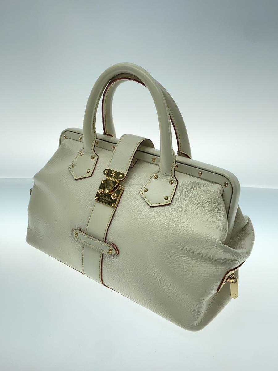 LOUIS VUITTON◆アンジェニューPM_スハリ_WHT/レザー/WHT_画像2