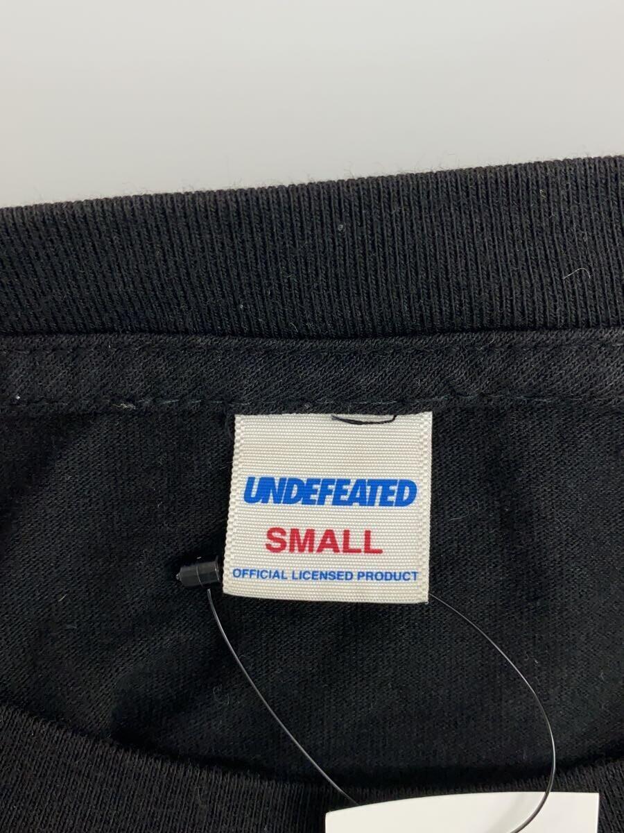 UNDEFEATED◆ロゴロンT/S/コットン/BLK/無地/192077001013_画像3