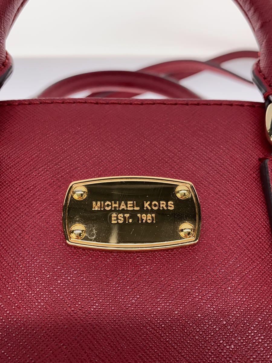 MICHAEL KORS◆ショルダーバッグ/ハンドバッグ/2WAY/-/RED/35S3GSAS1L_画像5