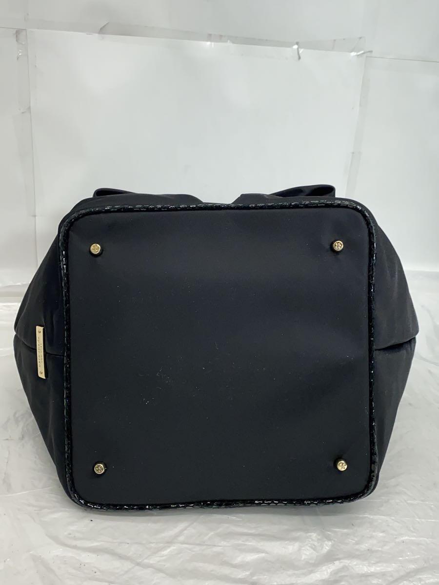 kate spade new york◆ハンドバッグ/ナイロン/BLK_画像4