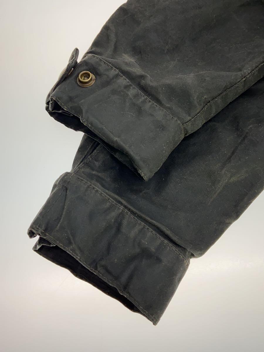 Belstaff◆60s～/TRIALMASTER/オイルドコットンジャケット/-/コットン/BLK_画像4