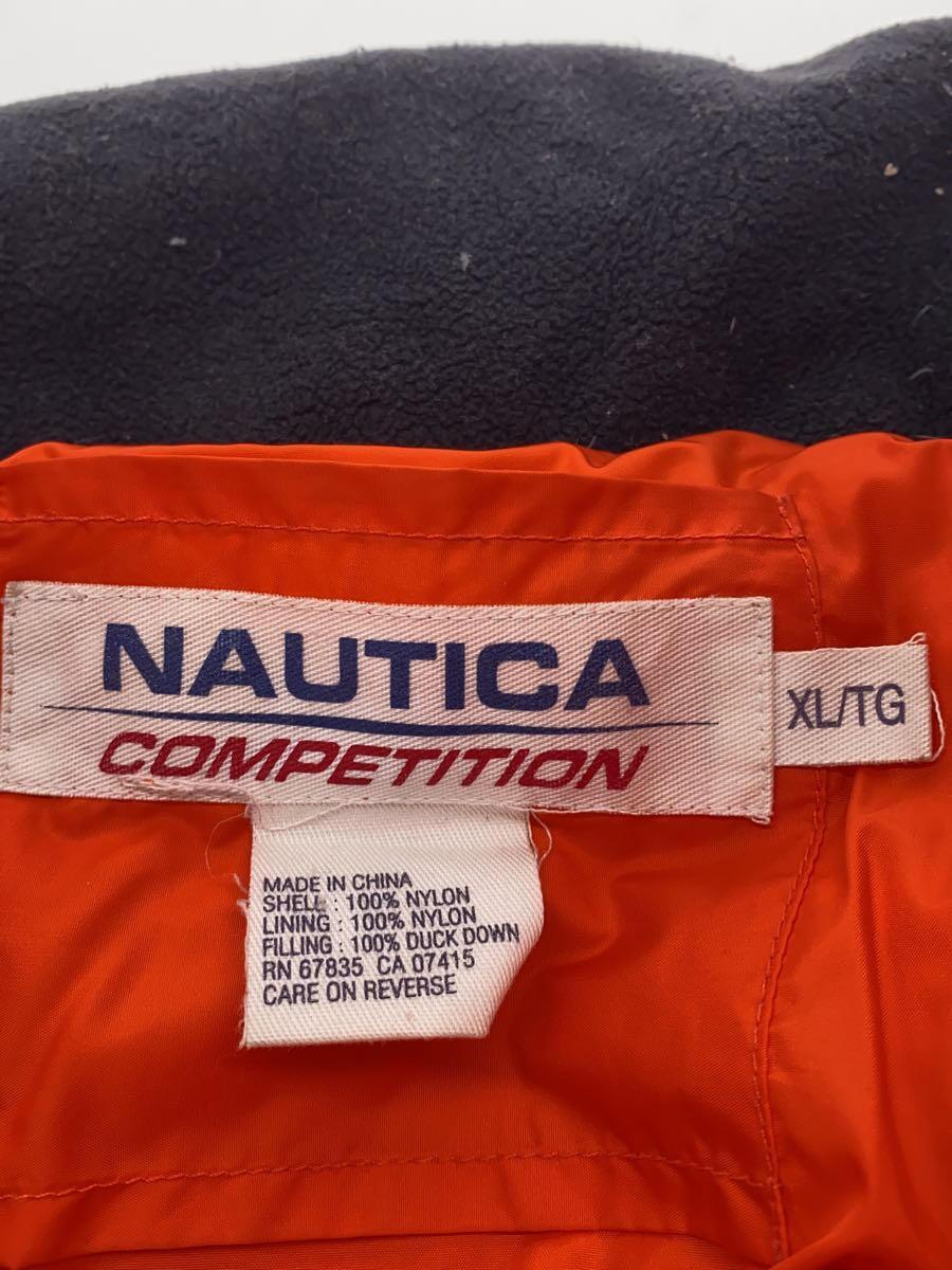 NAUTICA◆90s/NAUTICA COMPETTION/テーラードジャケット/XL/ナイロン/BLK_画像3