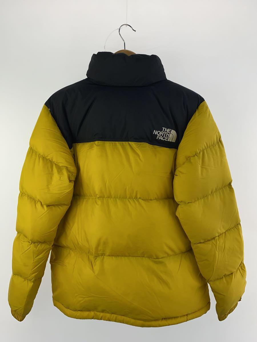 THE NORTH FACE◆NUPTSE JACKET_ヌプシジャケット/L/ナイロン/イエロー_画像2