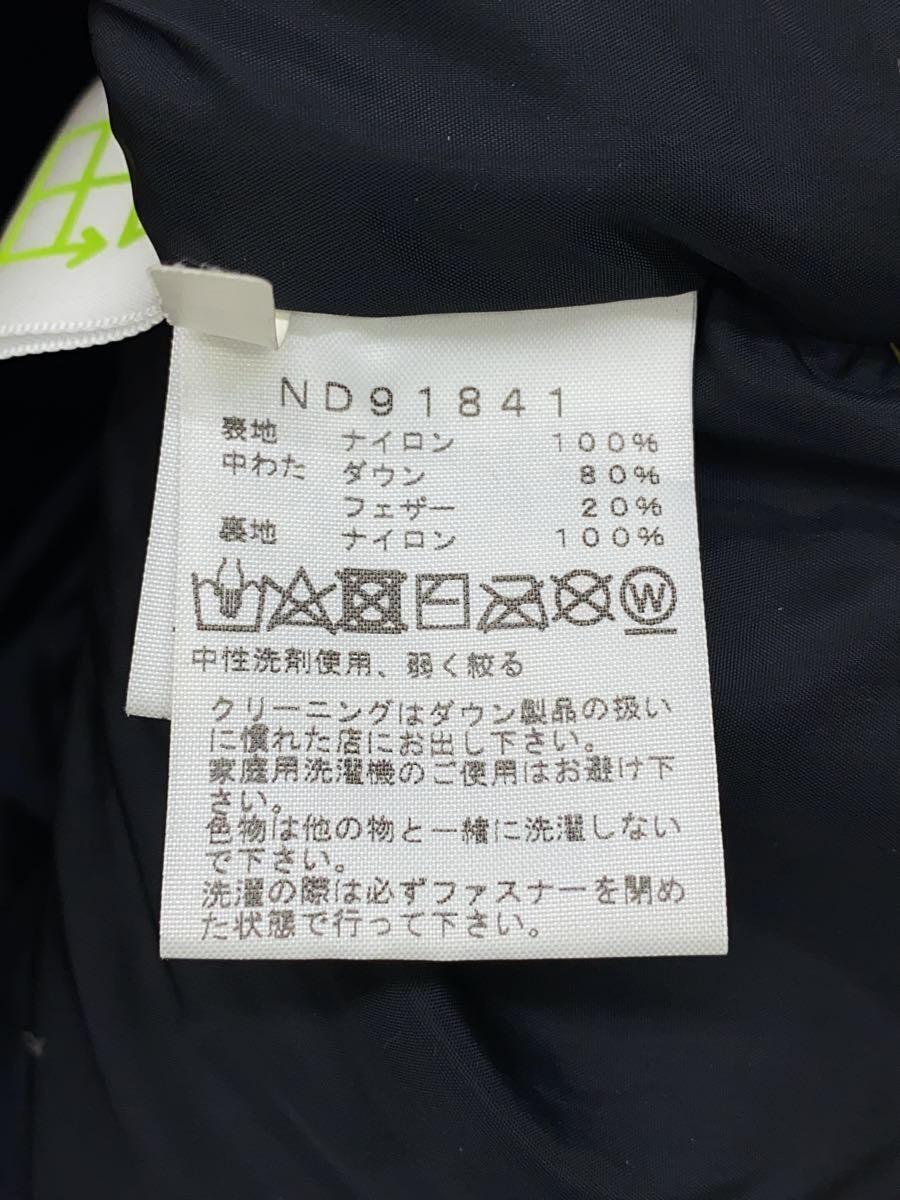 THE NORTH FACE◆NUPTSE JACKET_ヌプシジャケット/L/ナイロン/イエロー_画像4