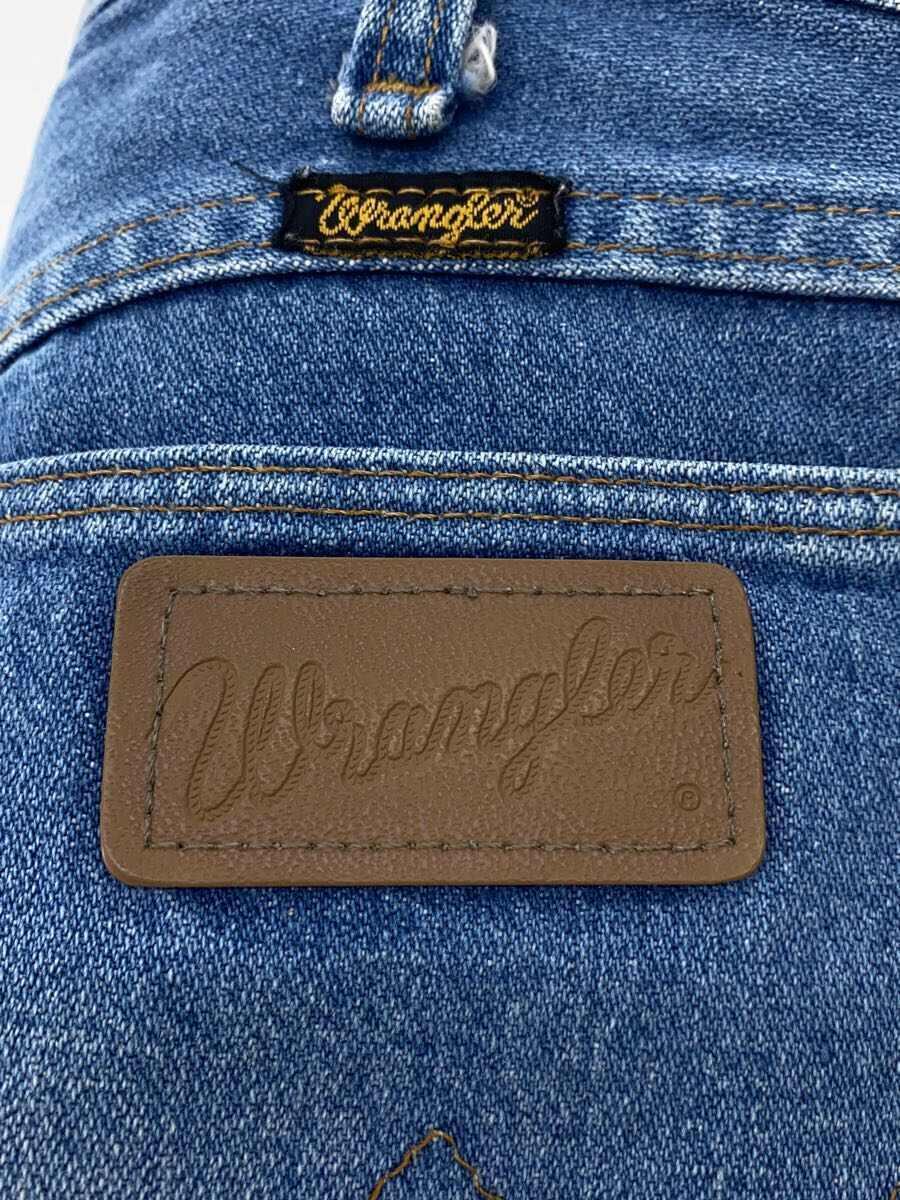 WRANGLER◆ボトム/30/コットン/IDG/無地/13MWZ/USA製/ブーツ刻印ジップ_画像4