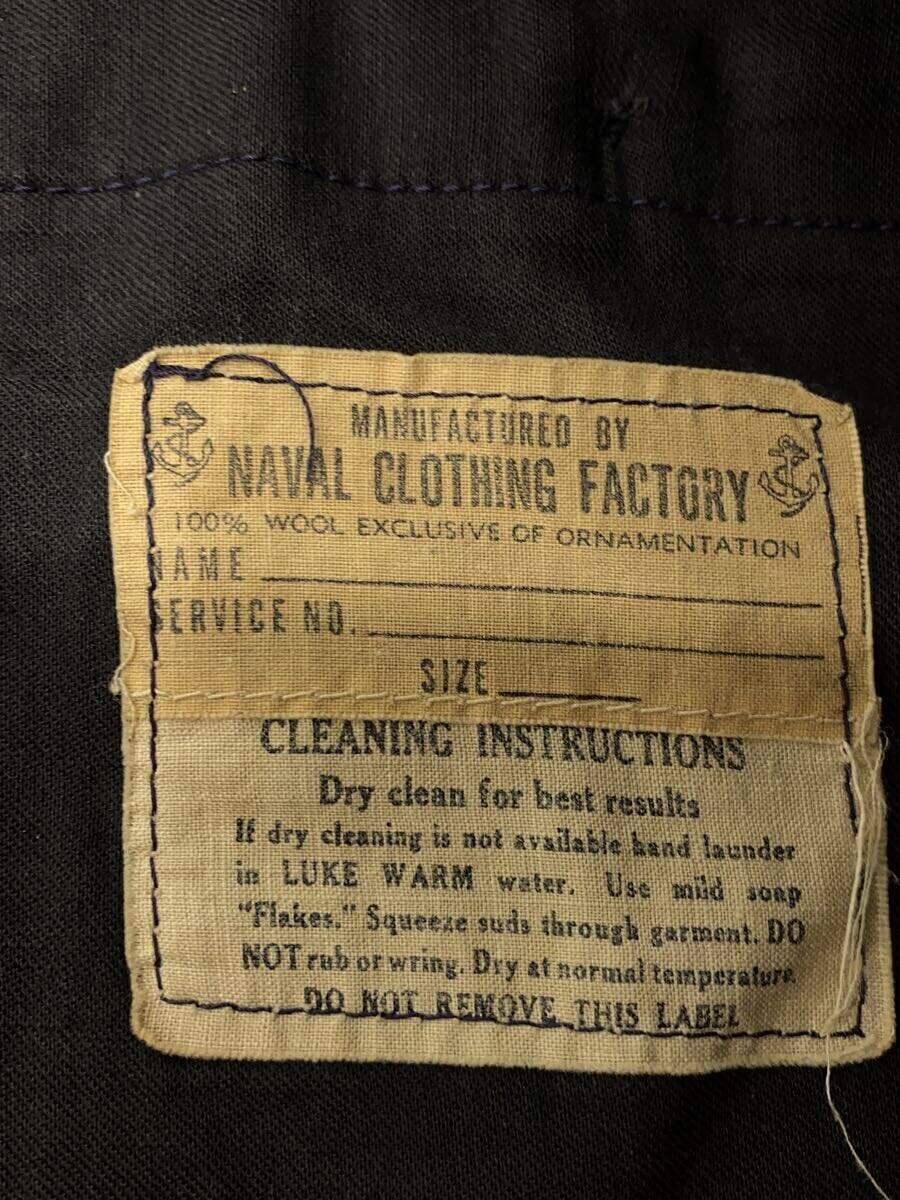 NAVAL CLOTHING FACTORY◆ボトム/-/ウール/NVY_画像4