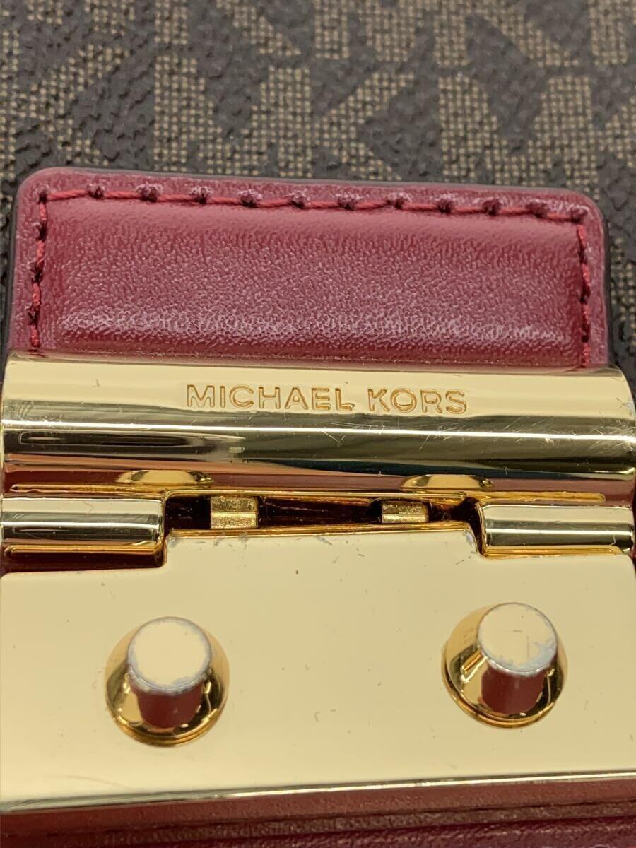 MICHAEL KORS◆ショルダーバッグ/PVC/BRD/AP-1706_画像5