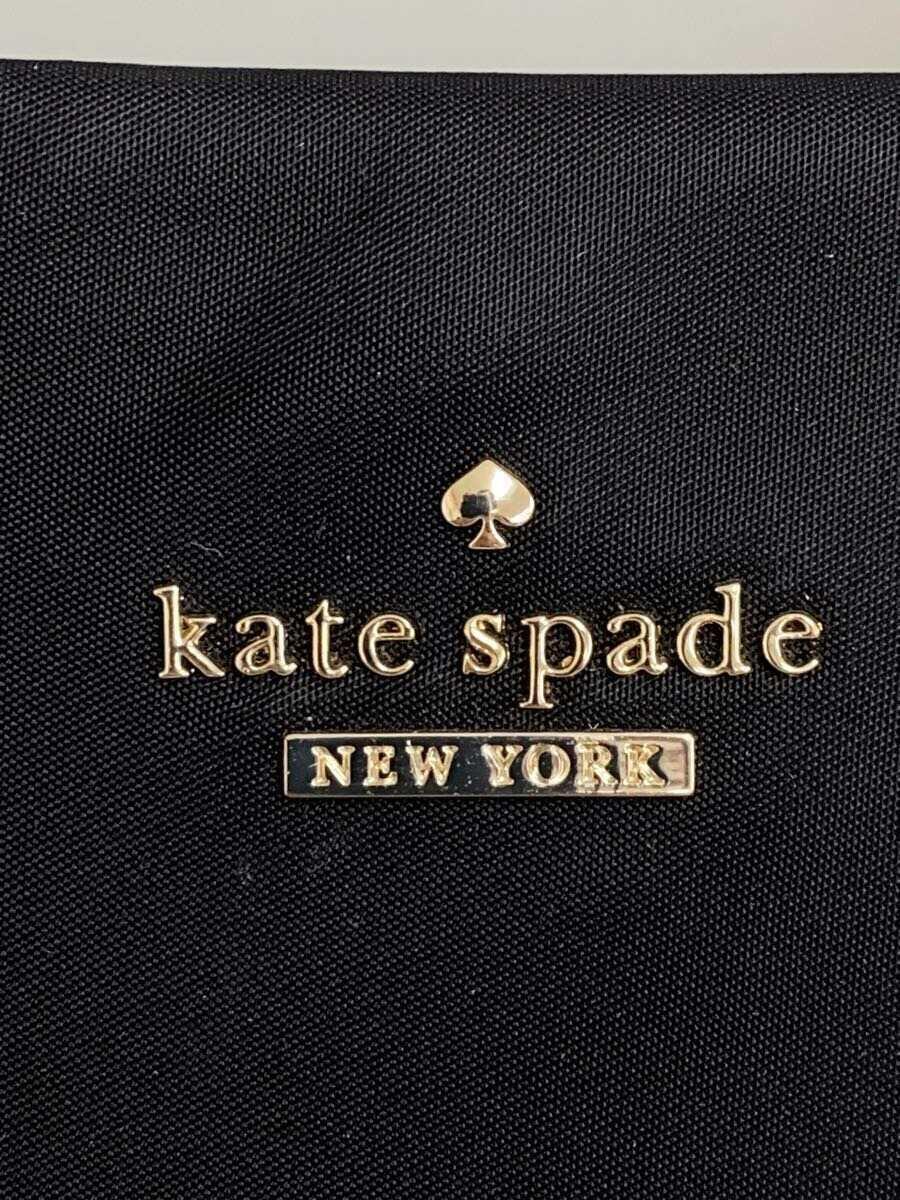kate spade new york◆ハンドバッグ/ナイロン/BLK_画像5