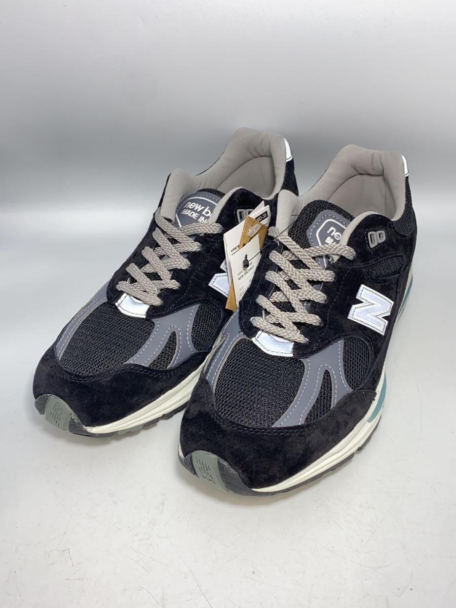 NEW BALANCE◆U991/ブラック/UK8/BLK/スウェード_画像2