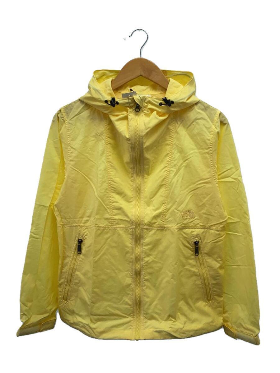 THE NORTH FACE◆COMPACT JACKET_コンパクトジャケット/L/ナイロン/YLW_画像1