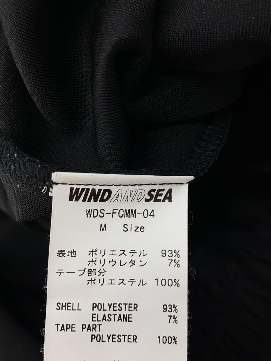 WIND AND SEA◆ジャージ/M/ポリエステル/BLK/無地/WDS-FCMM-04_画像4