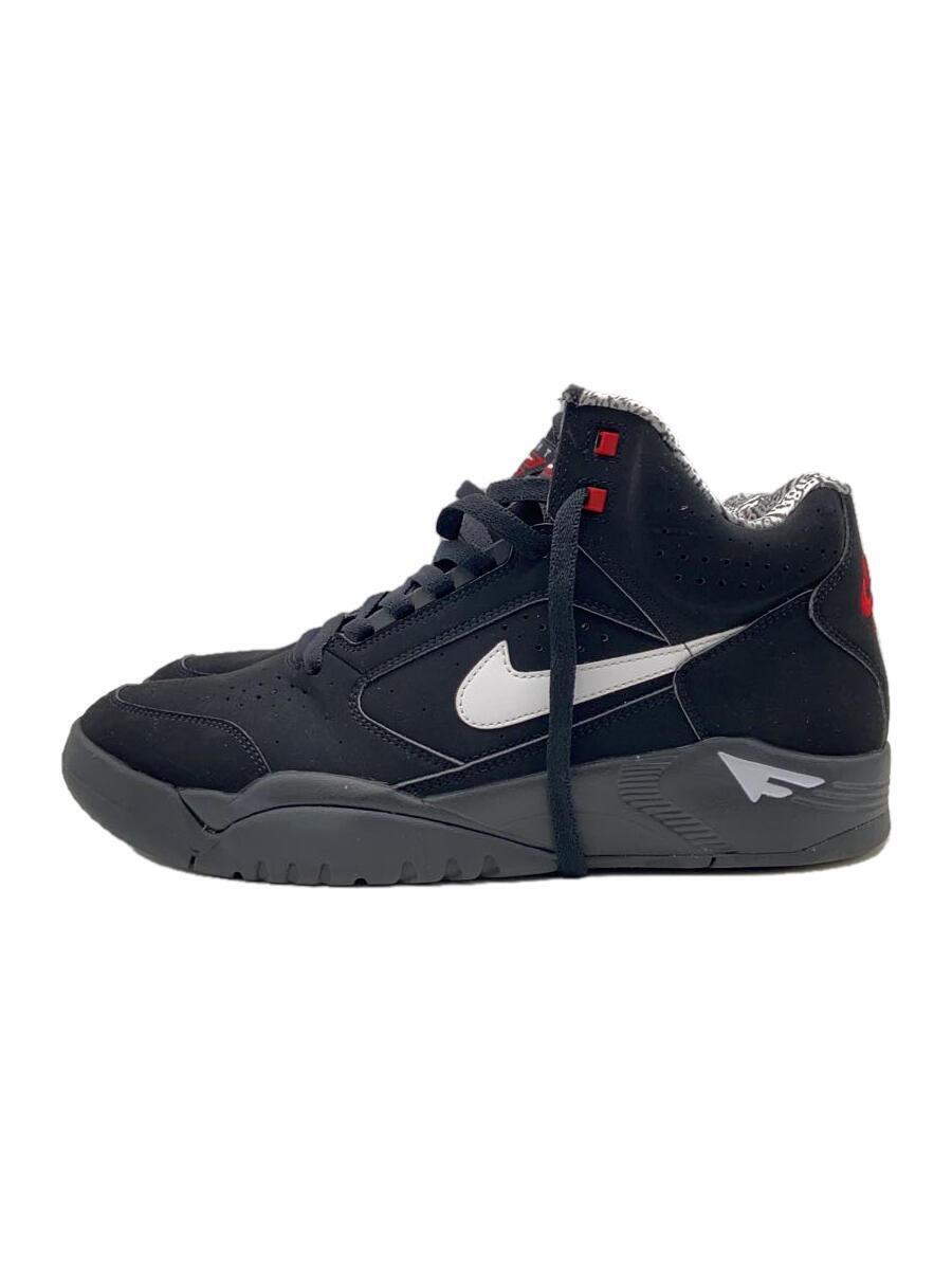 NIKE◆AIR FLIGHT LITE MID_エア フライト ライト ミッド/28.5cm/BLK_画像1