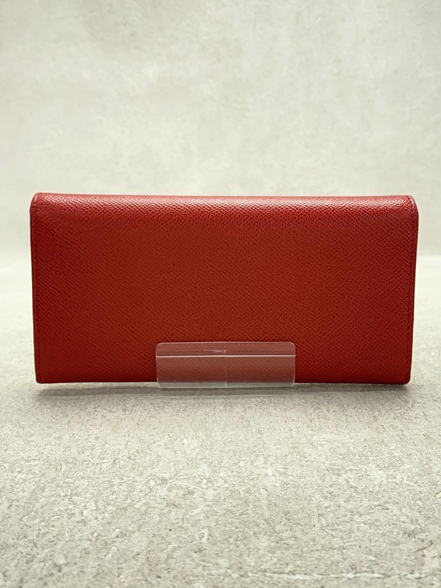 Salvatore Ferragamo◆長財布/レザー/RED/レディース_画像2