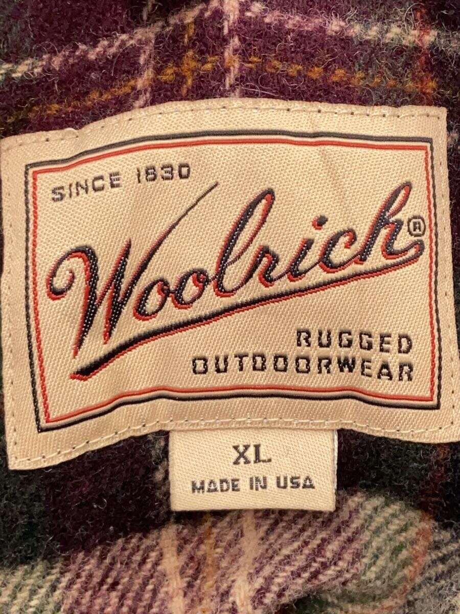 Woolrich◆ジャケット/XL/コットン/GRN/無地_画像3