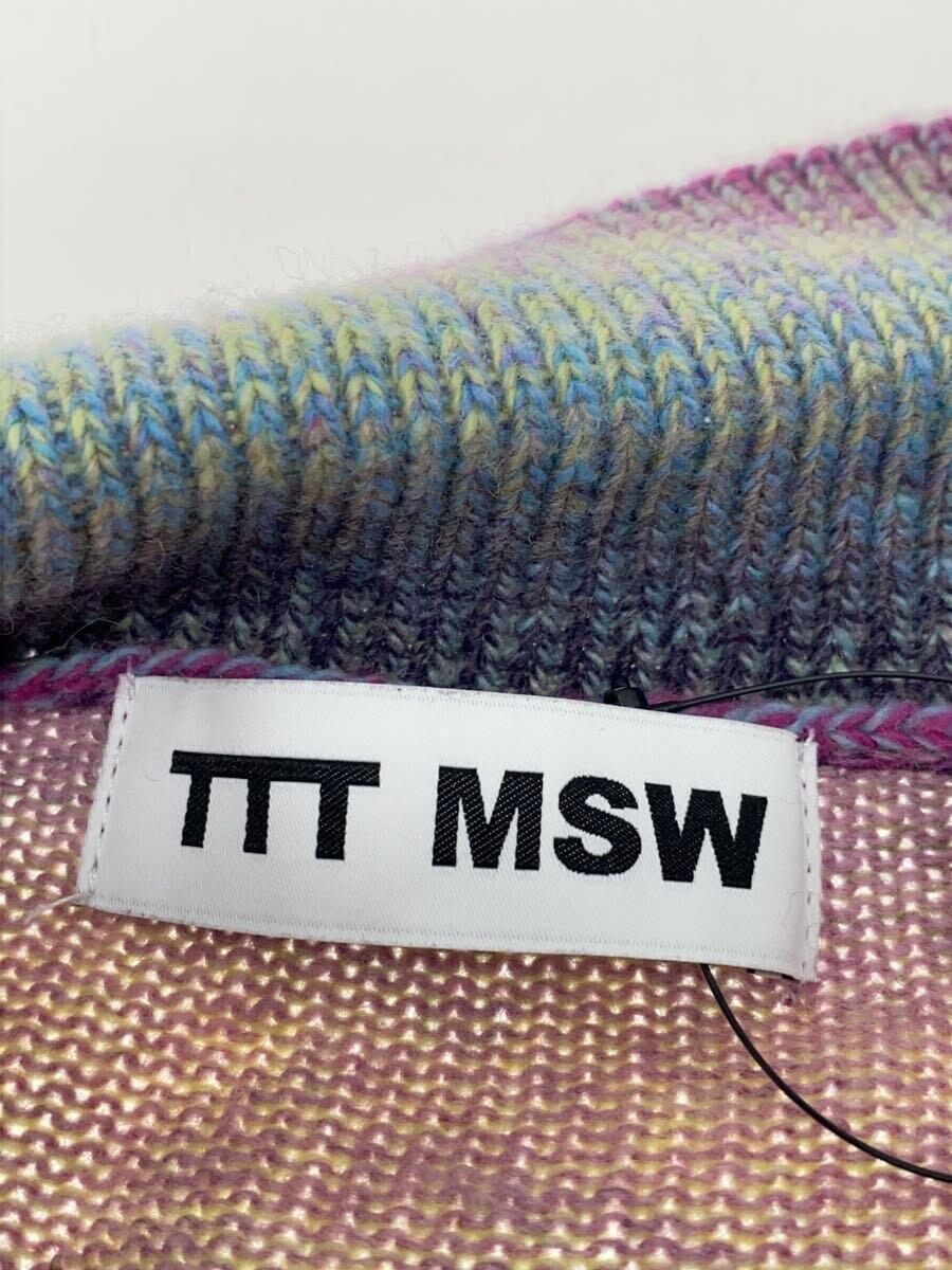 TTT_MSW◆TTT_MSW/セーター(厚手)/XL/ウール/マルチカラー/TTT-2022AW-KT08