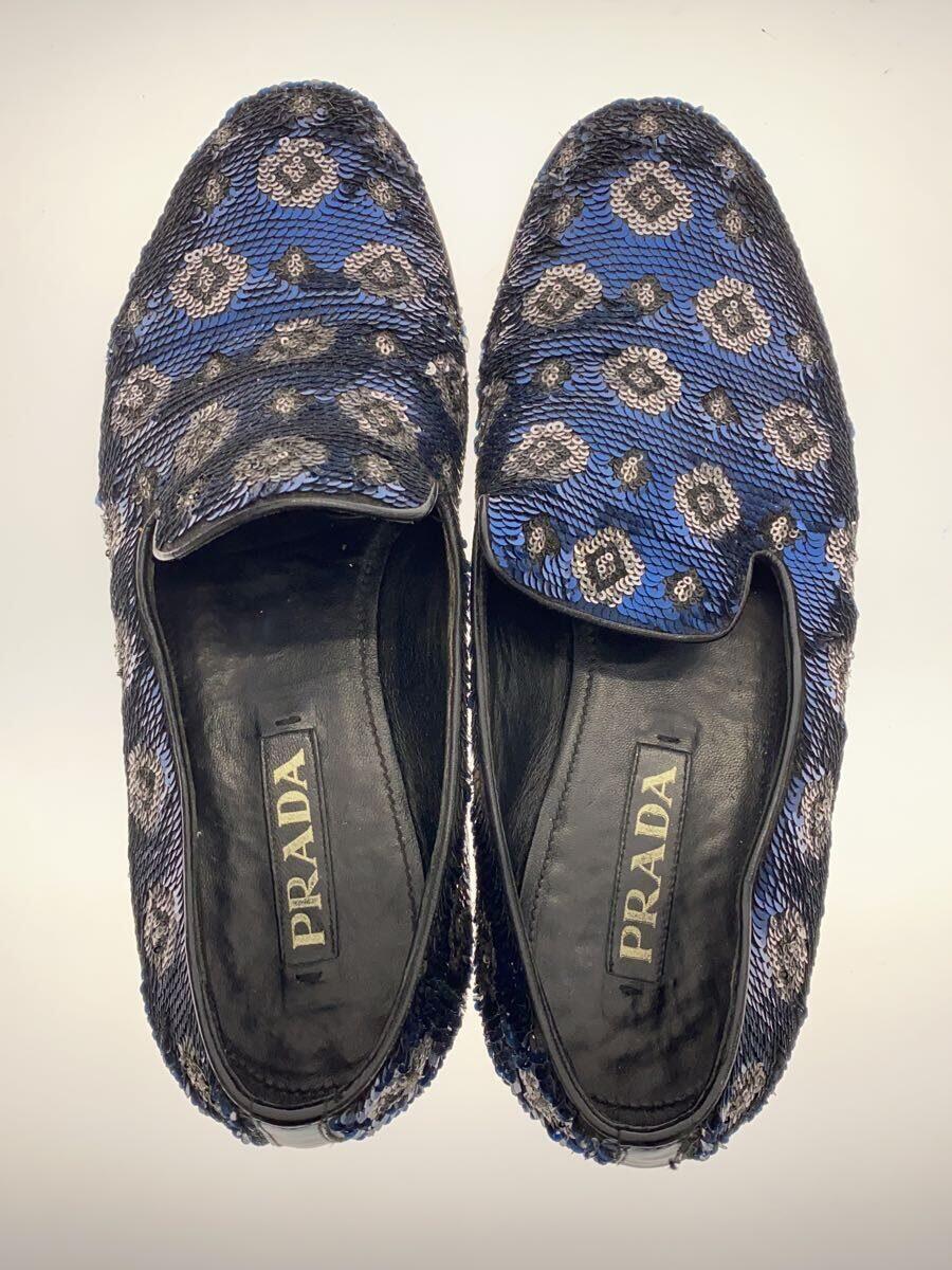 PRADA◆ローファー/-/NVY_画像3