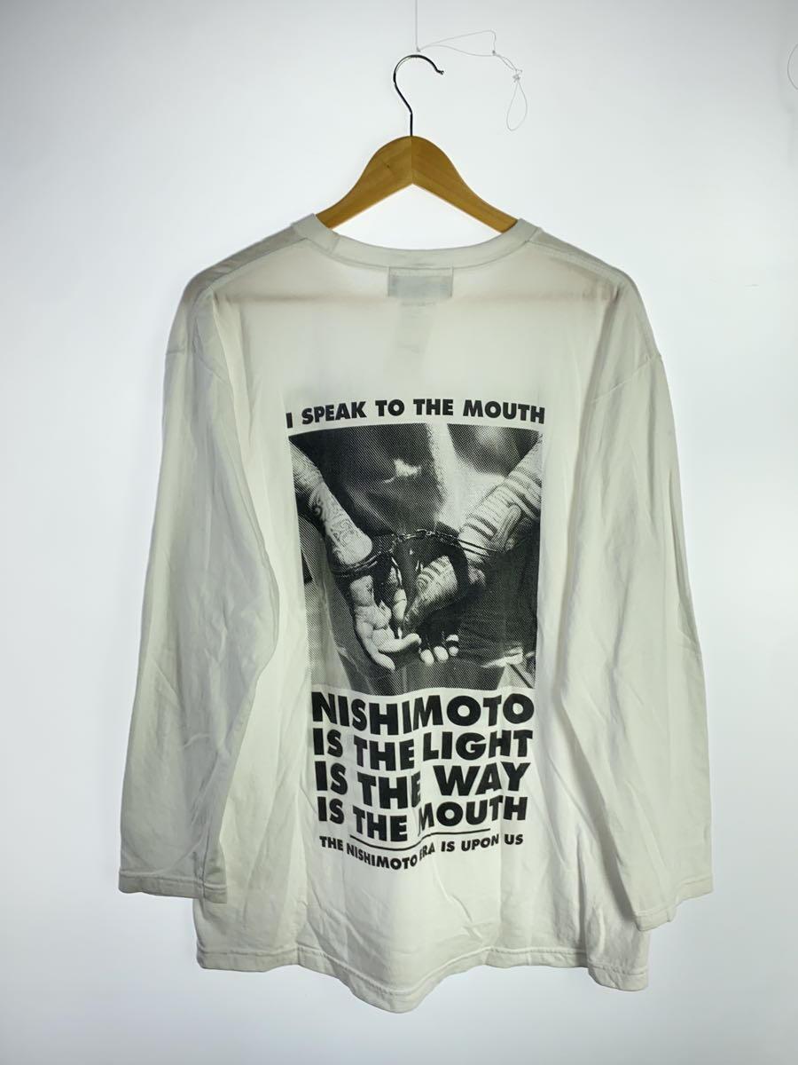 nishimoto is the mouth/Tシャツ/XL/コットン/WHT/プリント_画像2