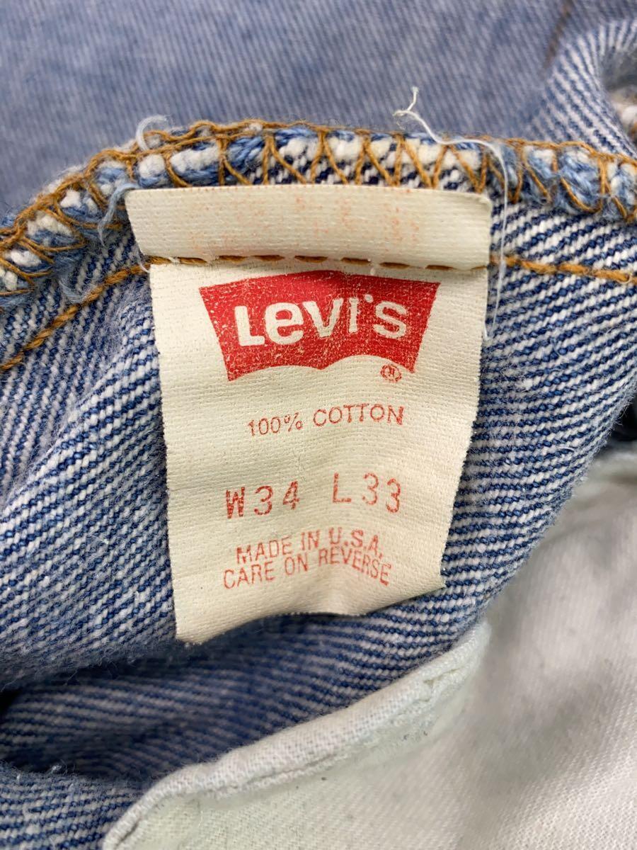 Levi’s◆ボトム/34/コットン/IDG/無地/501xx/501-0000_画像5