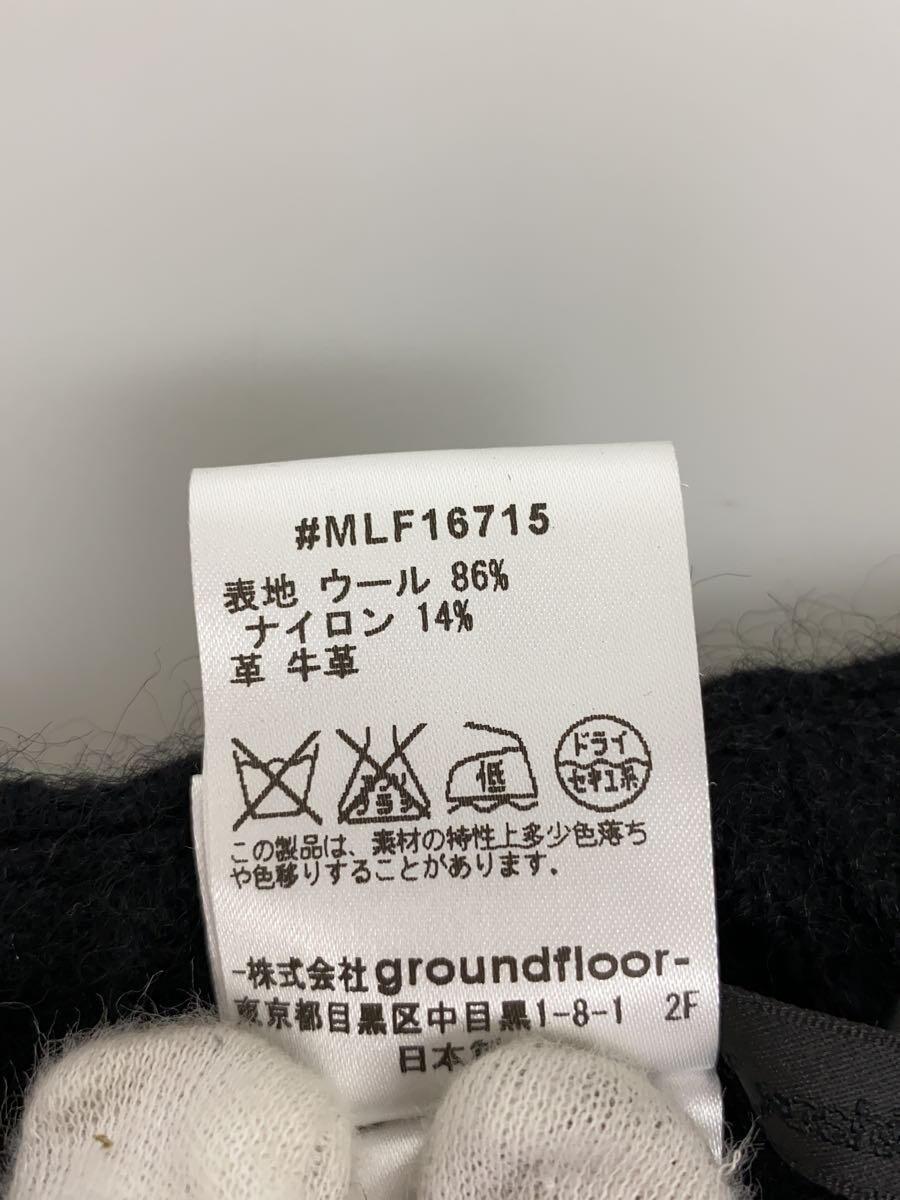 muller of yoshiokubo◆ポンチョ/FREE/ウール/BLK/無地/MLF16715_画像4