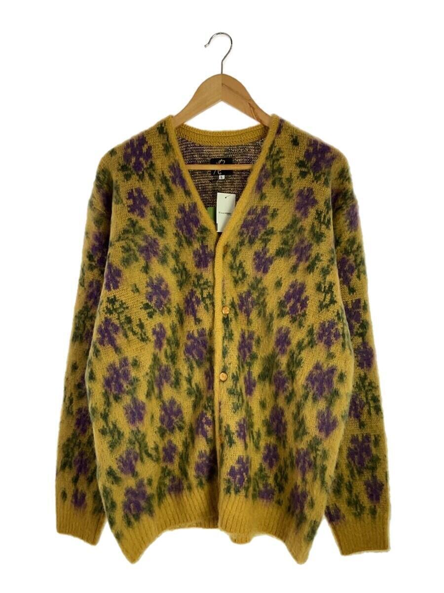 Needles◆23AW Mohair Cardigan - Flower/カーディガン(厚手)/L/モヘア/ORN/花柄_画像1