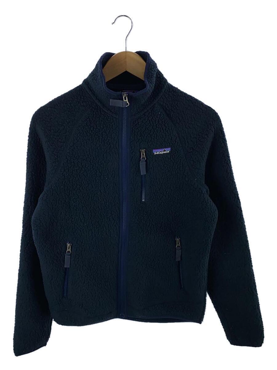 patagonia◆フリースジャケット/XS/ポリエステル/NVY/22800FA18/RETRO PILE FLEECE JACKET_画像1