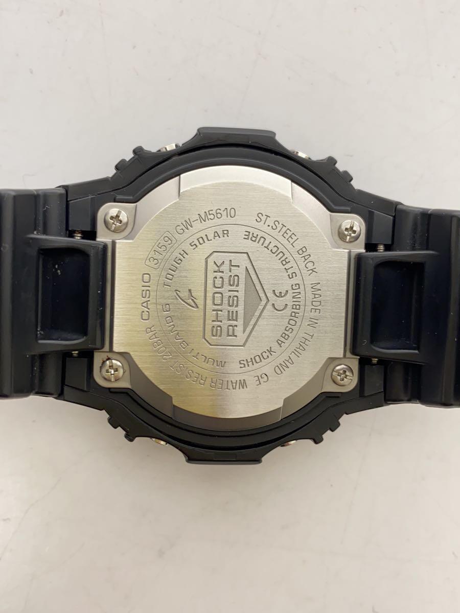 CASIO◆ソーラー腕時計・G-SHOCK/デジタル/BLK/BLK_画像3
