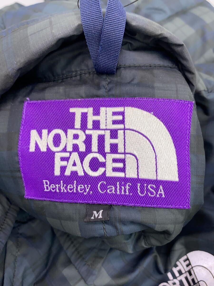 THE NORTH FACE PURPLE LABEL◆ダウンジャケット/M/ポリエステル/GRN/チェック/ND2957N_画像3