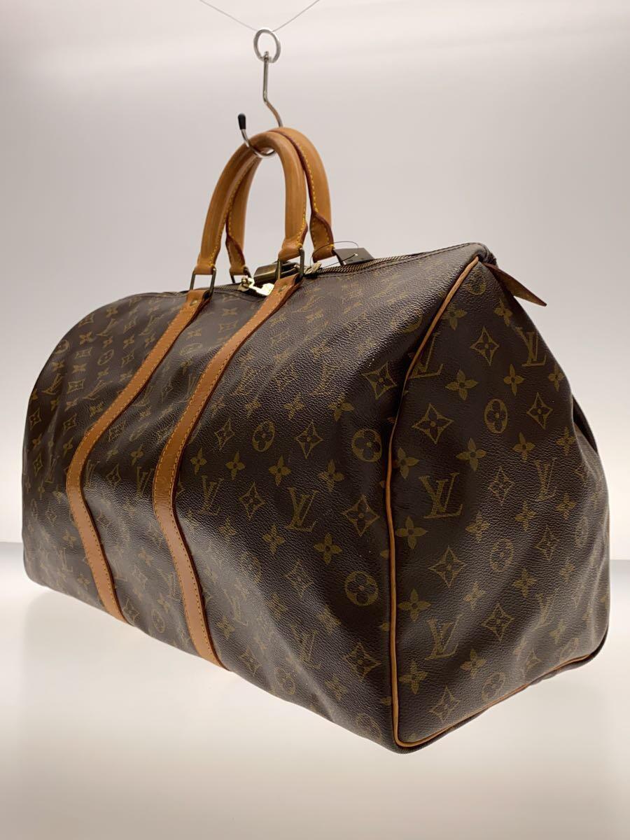 LOUIS VUITTON◆キーポル50_モノグラム・キャンバス_BRW/PVC/BRW/モノグラム_画像2