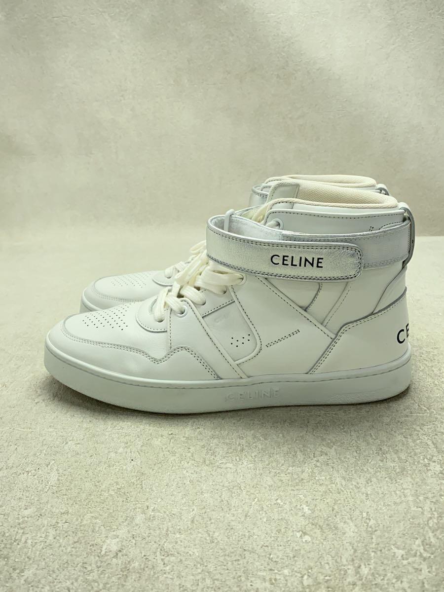 CELINE◆ハイカットスニーカー/CT-05/MU1212/40/WHT_画像1