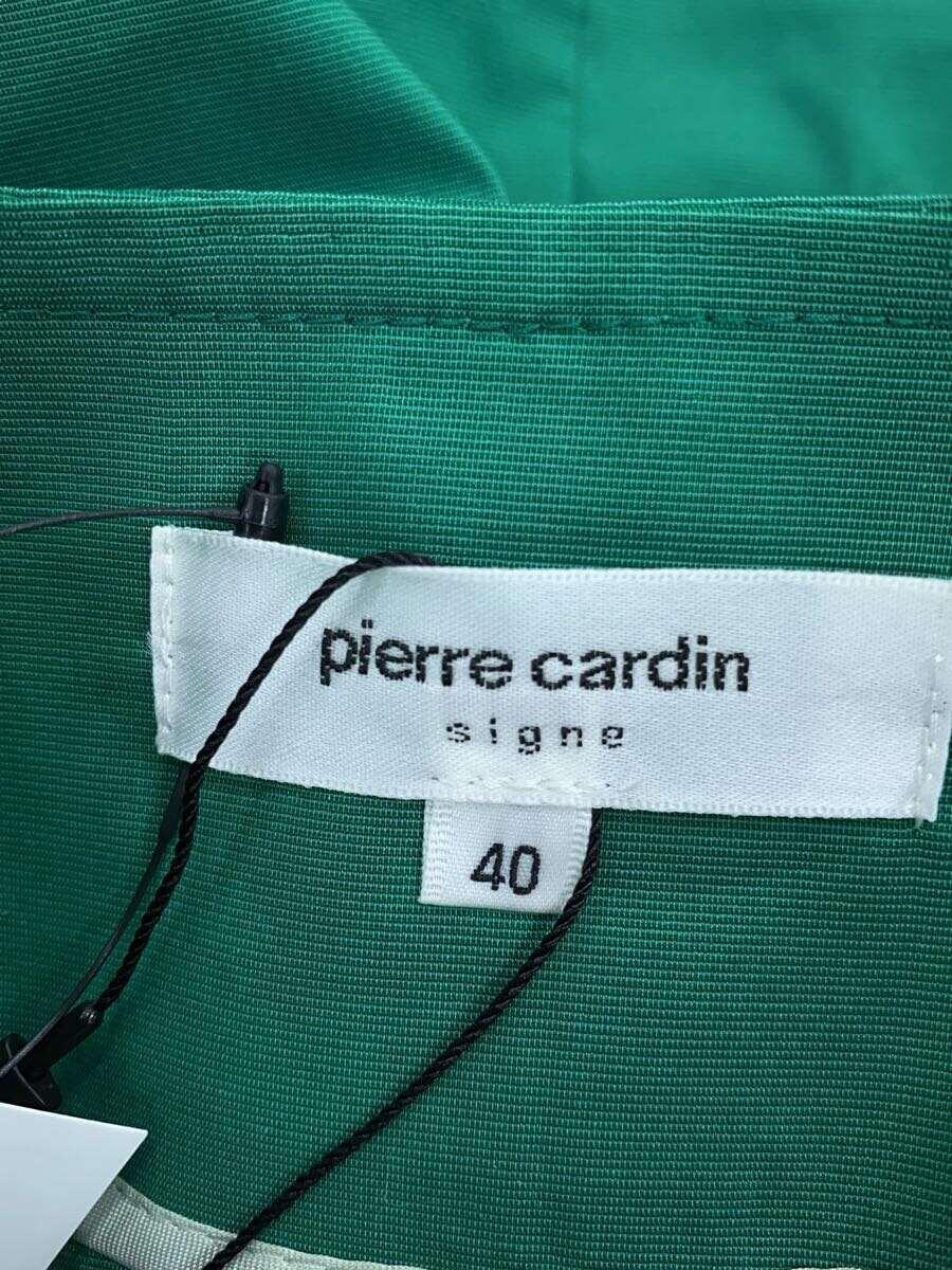 pierre cardin◆ピエールカルダン/ジャケット/40/ポリエステル/緑/5419217/ジップアップジャエット_画像4