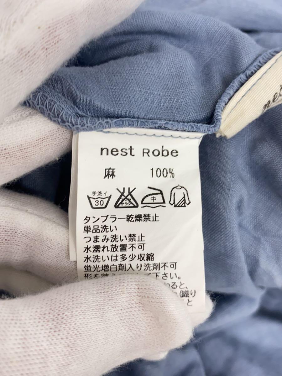 nest Robe◆長袖ワンピース/-/リネン/BLU/01131-1023_画像4